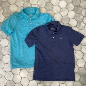 Set of 2, Boys Vineyard Vines, Performance S/S polo, Size 6